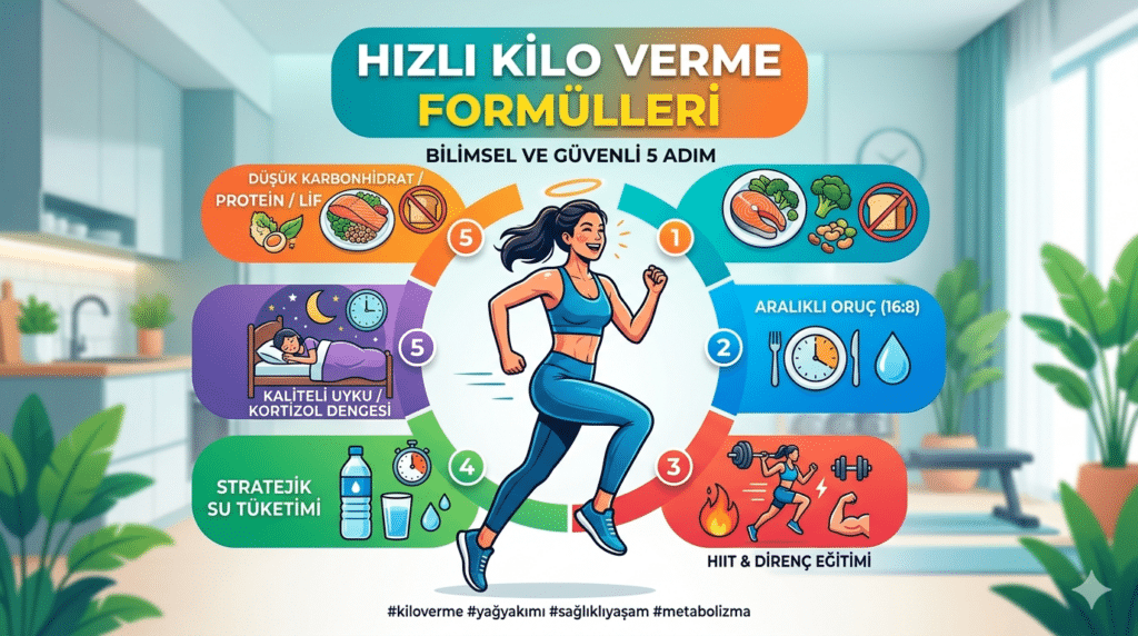 Hızlı Kilo Verme Formülleri : Bilimsel ve Güvenli 5 Adım
