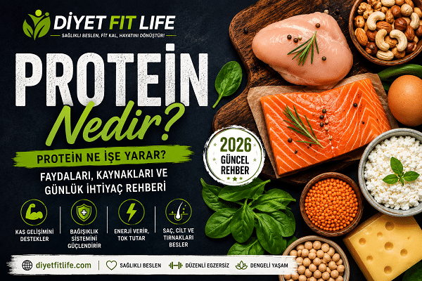 Protein Nedir? Protein Ne İşe Yarar? Faydaları, Kaynakları ve Günlük Protein İhtiyacı (2026)