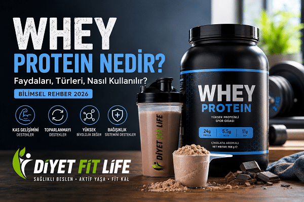 Whey Protein Nedir? Faydaları, Türleri, Nasıl Kullanılır? Bilimsel Rehber (2026)