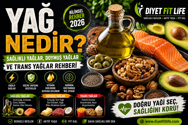 Yağ Nedir? Sağlıklı Yağlar, Doymuş Yağlar ve Trans Yağlar Rehberi