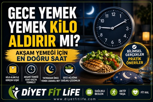 Gece Yemek Yemek Kilo Aldırır mı? Akşam Yemeği İçin En Doğru Saat